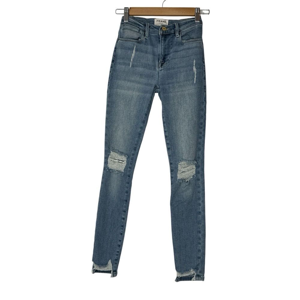 FRAME Jeans Women‎ Size 24 Le High skinny Crop Classic Streetwear Slowfashion